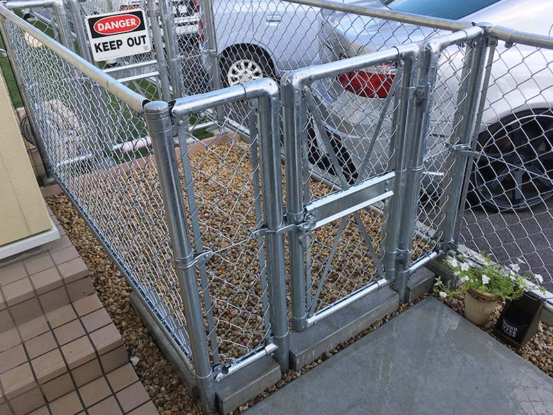 施工写真：高さ微調整