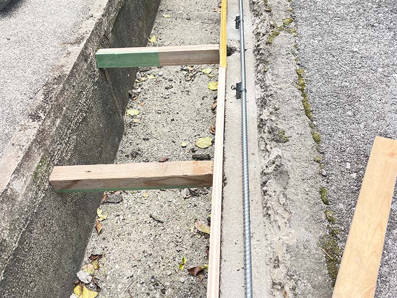 施工写真：配筋工事